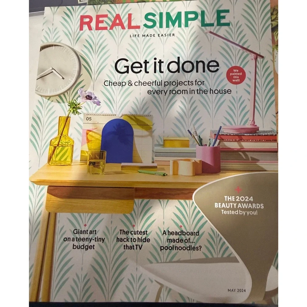 REAL SIMPLE Magazine LOT March April May 2024 Home Organization Plants Decor